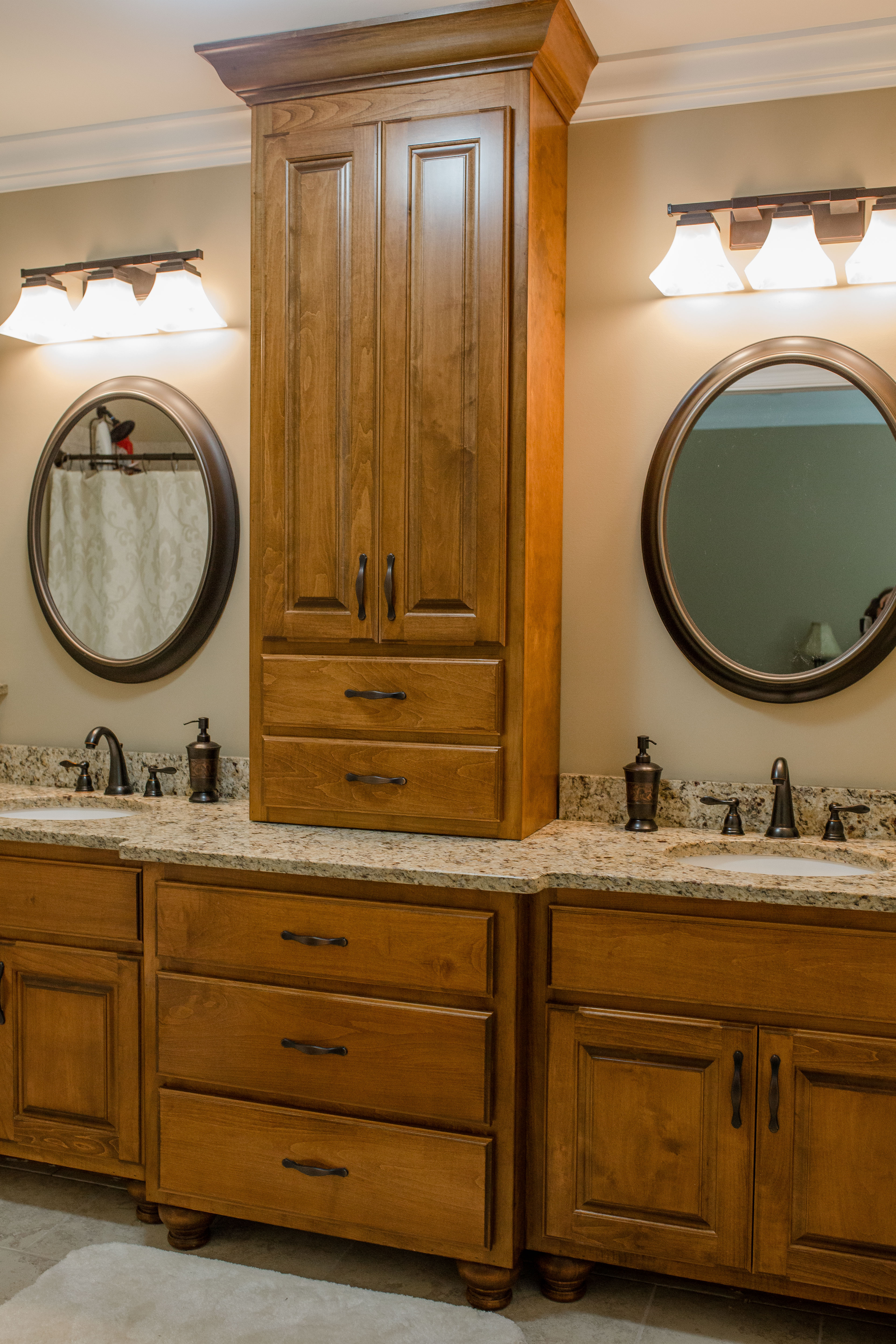 Stepped Out Master Vanity with Hutch Stepped Out Master Vanity with Hutch